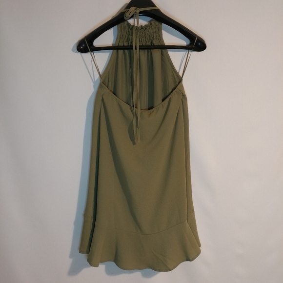 NWT The Fifth Label Green Khaki Halter Dress - Picture 7 of 9